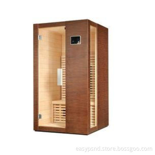 Home Far Infrared Sauna kit, 1 Person Sauna Room with Ceram